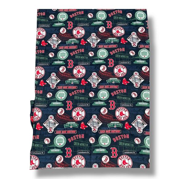 Boston Red Sox Fabric Traditions Baseball Green Monster Fenway Landsdowne 44" - Picture 6 of 10